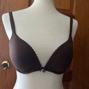 Victoria's Secret Chocolate Brown Bra push-up